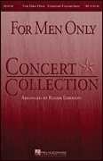 For Men Only Concert Collection TBB Choral Score cover